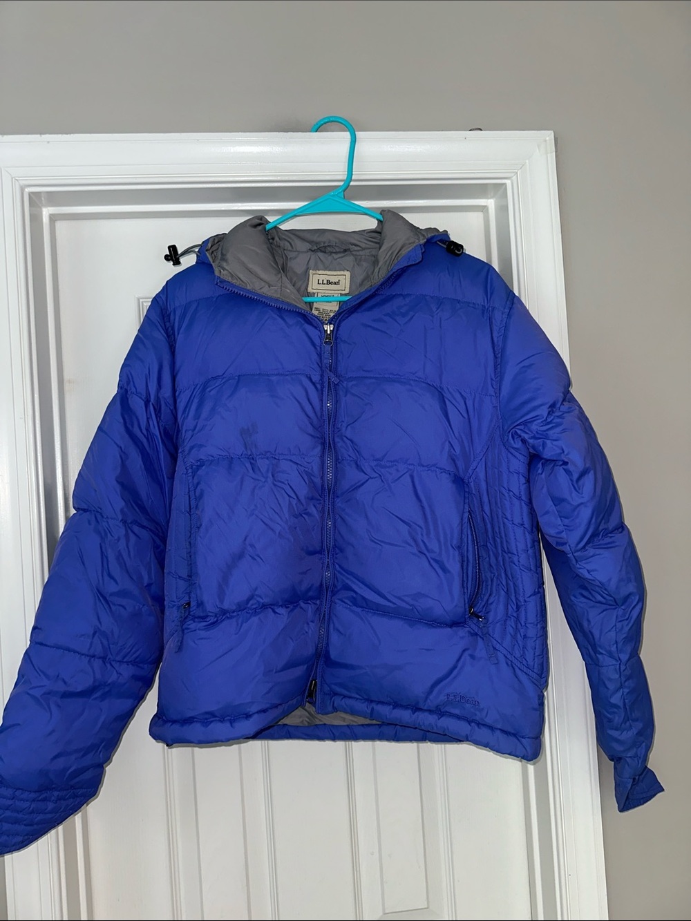 LL Bean hooded down jacket